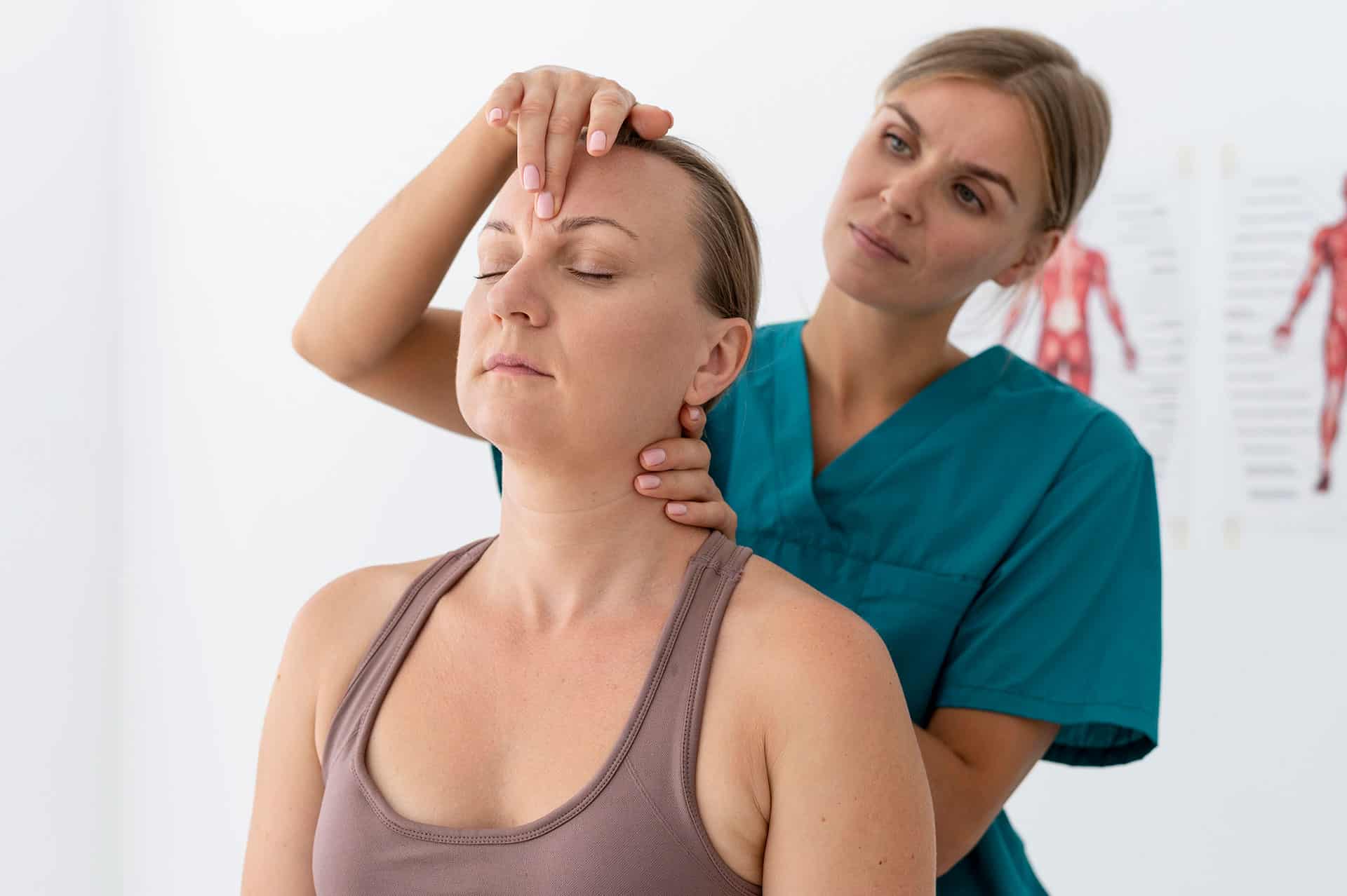 Chiropractic adjustment for neck pain in Eatontown, NJ. Expert care for spinal health and pain relief.