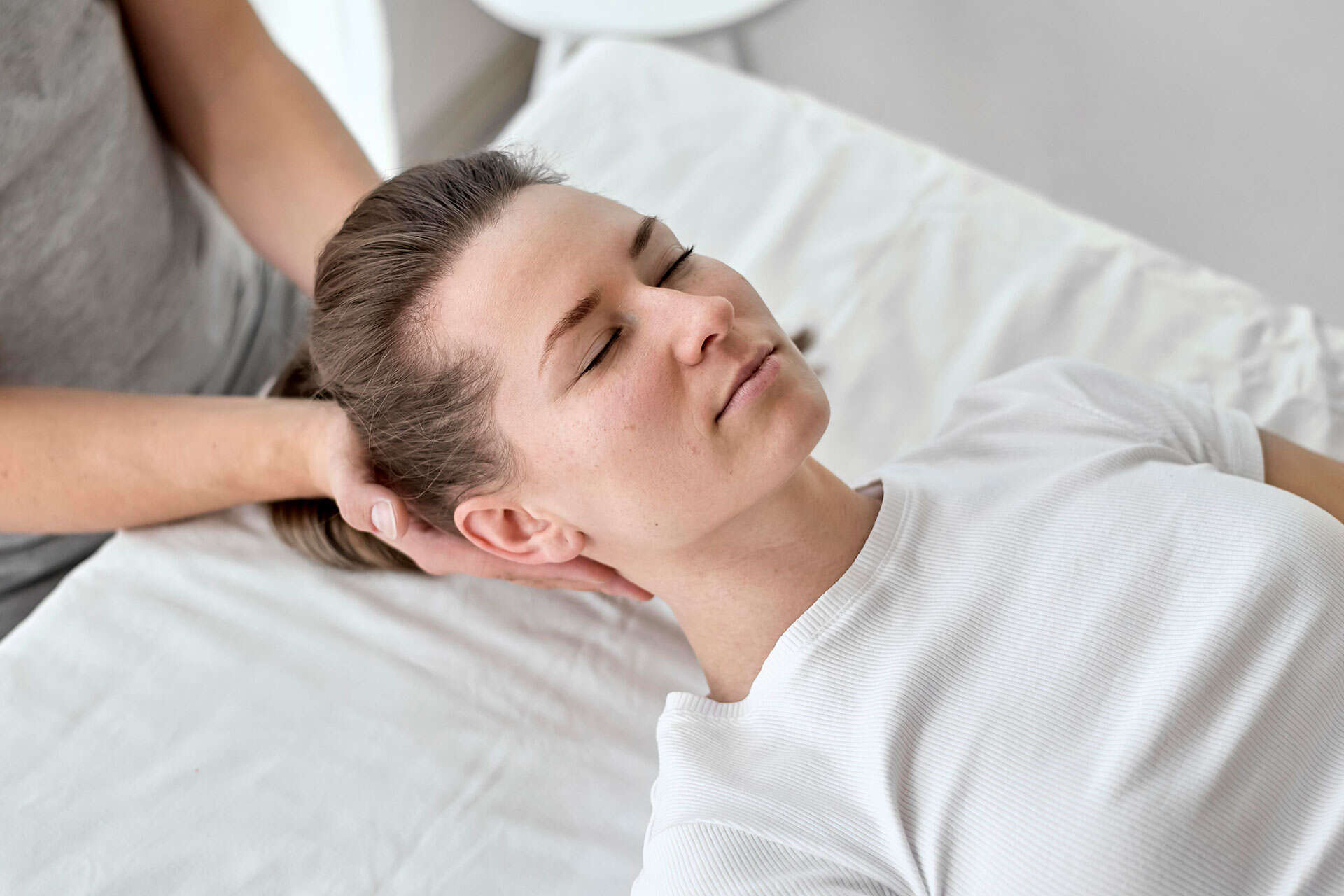 Relaxing chiropractic neck massage at premier clinic in Eatontown, NJ.
